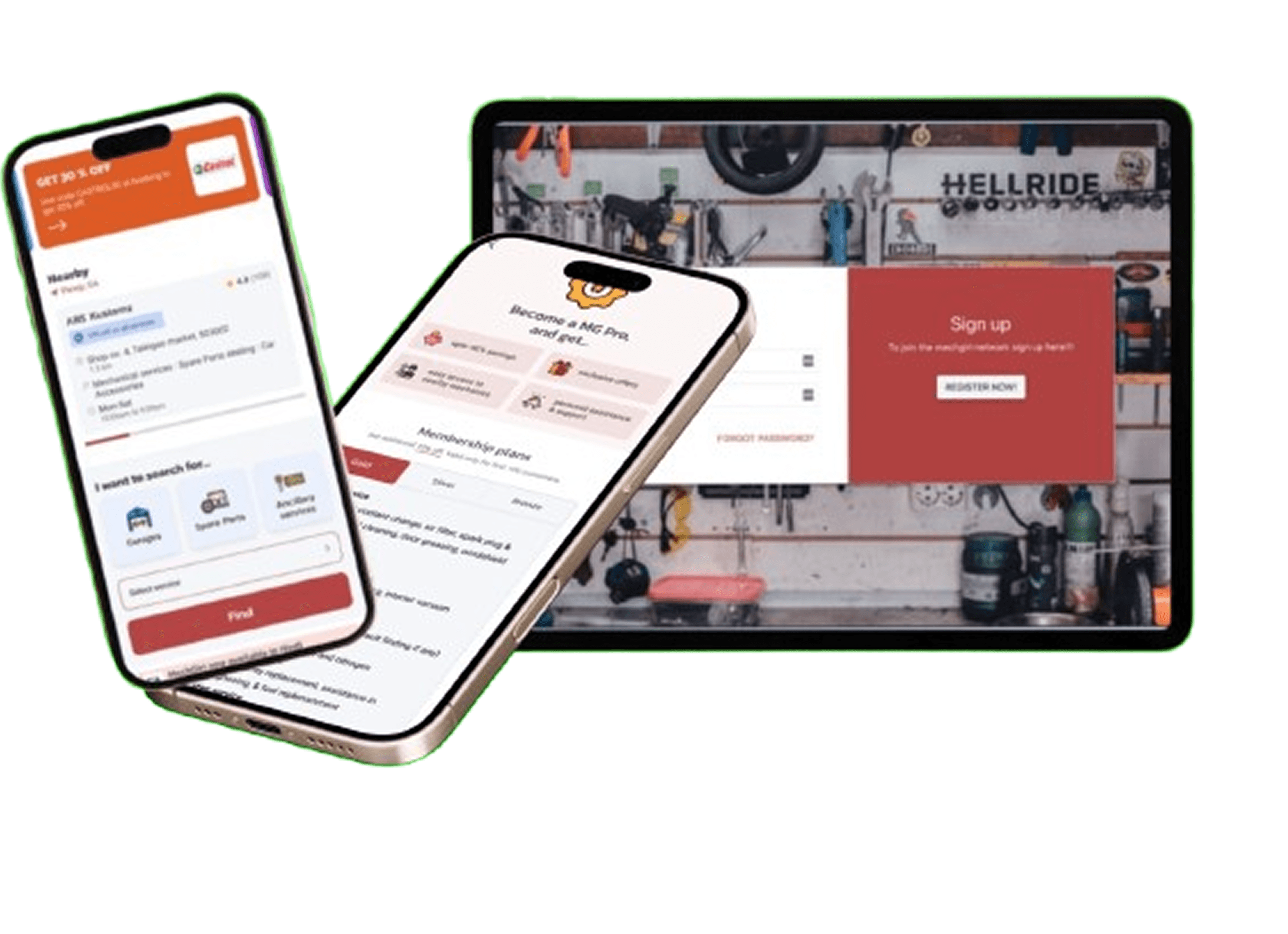 Full-Stack Mobile App and Web Development for Mechgiri On-Demand Auto Service Platform